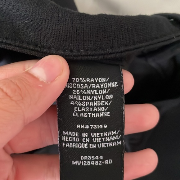 Black bootcut slacks - Picture 3 of 5